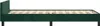 Estructura de cama sin colchón, color verde oscuro, 80x200 Vista previa de la imagen del producto 4
