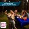 Partytischdecke Lackfolie Farbe wählbar Blau Eckig 100 x Produktbild-Vorschau 5