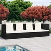 vidaXL Sofa ogrodowa rozkładana 200x60 cm z polirattanu, Podgląd zdjęcia produktu 14