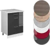 Mobiletto base per cucina Vicco R-Line Antracite lucido 60 Anteprima dell’immagine prodotto 6