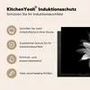 KitchenYeah® Kryt varnej dosky Kvetina na čiernom pozadí - Náhľad obrázku produktu 6