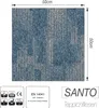 Teppichfliese Santo Jeansblau 81 50 x 50 cm Produktbild-Vorschau 3