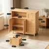 Sideboard Kommode Anrichte mit 3 Schubladen & Türen, Produktbild-Vorschau 4
