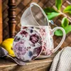 DUO FLORAL Fassbecher 430 ml PASTEL FLOWERS mit Teesieb, Produktbild-Vorschau 6