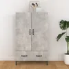 vidaXL Highboard Betongrau 70x31x115 cm Holzwerkstoff -  Produktbild-Vorschau 11