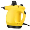 A yellow handheld steam cleaner is shown against a white background. Produktbild-Vorschau