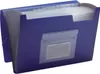Q-Connect-Ordner mit 13 Fächern, transparent, blau, KF01275 Produktbild-Vorschau 1