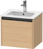 Duravit Ketho.2 Wastafelonderkast 51x42x44 cm Mat Natuur Produktbild-Vorschau 1