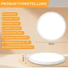 ZMH Deckenlampe LED Deckenleuchte 24W Flach Ø30cm Rund Produktbild-Vorschau 2
