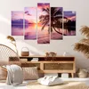 Bild auf Leinwand - Leinwandbild - Strand Meer Palme - Produktbild-Vorschau 7