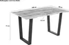 Esstisch Baumkante Holz Wildeiche-Optik 140 x 80 V-Gestell Produktbild-Vorschau 8