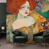 Vlies fototapete Rothaarige Frau - G. Klimt 300x210 cm Produktbild-Vorschau 2