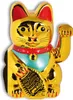Dekoelement Winkekatze 20 cm gold Produktbild-Vorschau 2