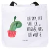 Mr. & Mrs. Panda Tote Bag Kaktus Mama - Weiß - Geschenk, Produktbild-Vorschau 1