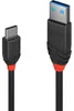LINDY 36915 0.5m USB 3.1 Typ C an A Kabel 3A, Black Line Produktbild-Vorschau 1