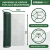 Pletivo GARDEN HEX PVC 1000/13/0,9 mm, zelené, RAL 6005, Náhled obrázku produktu 3