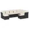 Modulares Gartenmöbel-Set, 9-tlg. Sofagarnitur mit Produktbild-Vorschau 1