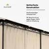 Blumfeldt Mondo Pavillon 3x6 – Stahlrahmen, Mit Vorhängen, Produktbild-Vorschau 10