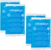 Coussins réfrigérants Relaxdays, lot de 4, compresses Voir les images du produit 1