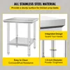VEVOR Table de travail en acier inoxydable 760 x 600 x 70 Voir les images du produit 3