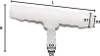 Schlauchverbinder Kunststoff T-Stück reduziert 12 mm x 6 mm Produktbild-Vorschau 1