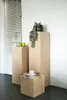 Dekosäule Unlackiertes MDF - Blumensäule für Wohnzimmer - Produktbild-Vorschau 4