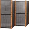 Parawan 4-Panelowy, Czarny, 280 X 180 Cm Lumarko! Podgląd zdjęcia produktu 3