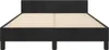 vidaXL Struttura letto senza materasso nero 120x200 cm Anteprima dell’immagine prodotto 4