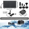 Solar Springbrunnen 7 Effekte 150L/h Solarpanel 1,5W Garten Produktbild-Vorschau 2