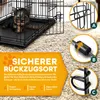 TRESKO® Klietka pre psov 91x58x64cm Kovová prepravná Náhľad obrázku produktu 7