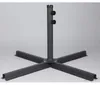 Schirmständerkreuz Metall 100x100 cm anthrazit für Produktbild-Vorschau 1