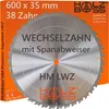 Holzboss ® HM-Sägeblatt 600 x 35 mm LWZ 38 x Zahn mit Produktbild-Vorschau 1