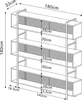 Scaffale a terra 'Randaberg' con 3 scomparti Struttura in Anteprima dell’immagine prodotto 4