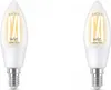 WiZ G3 Whites Filament C35 E14 Clear Produktbild-Vorschau 2