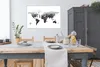 MuchoWow® Poster Weltkarte mit dem Text "Let's see it all" Produktbild-Vorschau 3