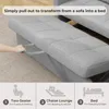 BEALIFE Schlafsofa 135x177x85 cm mit ausziehbarer Produktbild-Vorschau 4