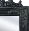 vidaXL Lustro stojące w stylu barokowym 160x40 cm czarne Podgląd zdjęcia produktu 2
