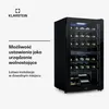 Klarstein Chłodziarka do wina, 2 strefy, Mała lodówka na Podgląd zdjęcia produktu 5