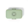A top-down view of a green Monbento lunchbox on a white background. Produktbild-Vorschau