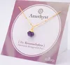 Náhrdelník sakrální čakry Bixorp Gems Ametyst + 18karátové Náhled obrázku produktu 6