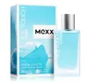 A bottle of Mexx Ice Touch Woman Eau de Toilette and its packaging. Anteprima dell’immagine prodotto