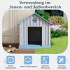 COSTWAY buda dla psa, zimoodporny domek dla kota PP, domek Podgląd zdjęcia produktu 5