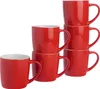 Argon Ta Farbige Kaffeetassen – 350 ml – Rot – 6er-Pack – Produktbild-Vorschau 1