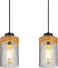Two pendant lights hanging against a white background. Náhled obrázku produktu