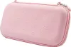 A pink carrying case with embossed floral patterns. Produktbild-Vorschau