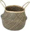 Aufbewahrungskorb mit Griff – Seegras – rund 35 cm – Produktbild-Vorschau 2