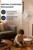 Opviq, stojací ventilátor Kumtel KTF-350, biela farba, 100% Náhľad obrázku produktu 7
