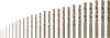 A set of drill bits of varying sizes arranged in ascending order from left to right, against a white background. Náhľad obrázku produktu
