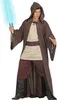 A man wearing a costume, holding a lightsaber. Produktbild-Vorschau