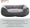 Hundebett Hundekissen Hundekorb 90x70x20 cm Haustierbett Produktbild-Vorschau 4